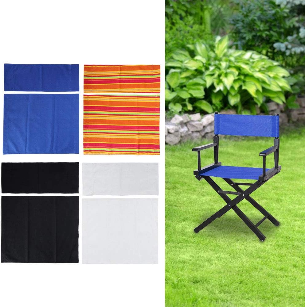 Directors Chair Replacement Seat and Back - Cotton Canvas, Movie Chair Replacement (20.5 x 16.5in)
