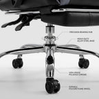 Racing E-Sports Gaming Chair - Ergonomic Grey PU Leather Computer Desk Chair with Footrest, High Back Recliner with Lumbar & Headrest Support, 360° Swivel for Home Office