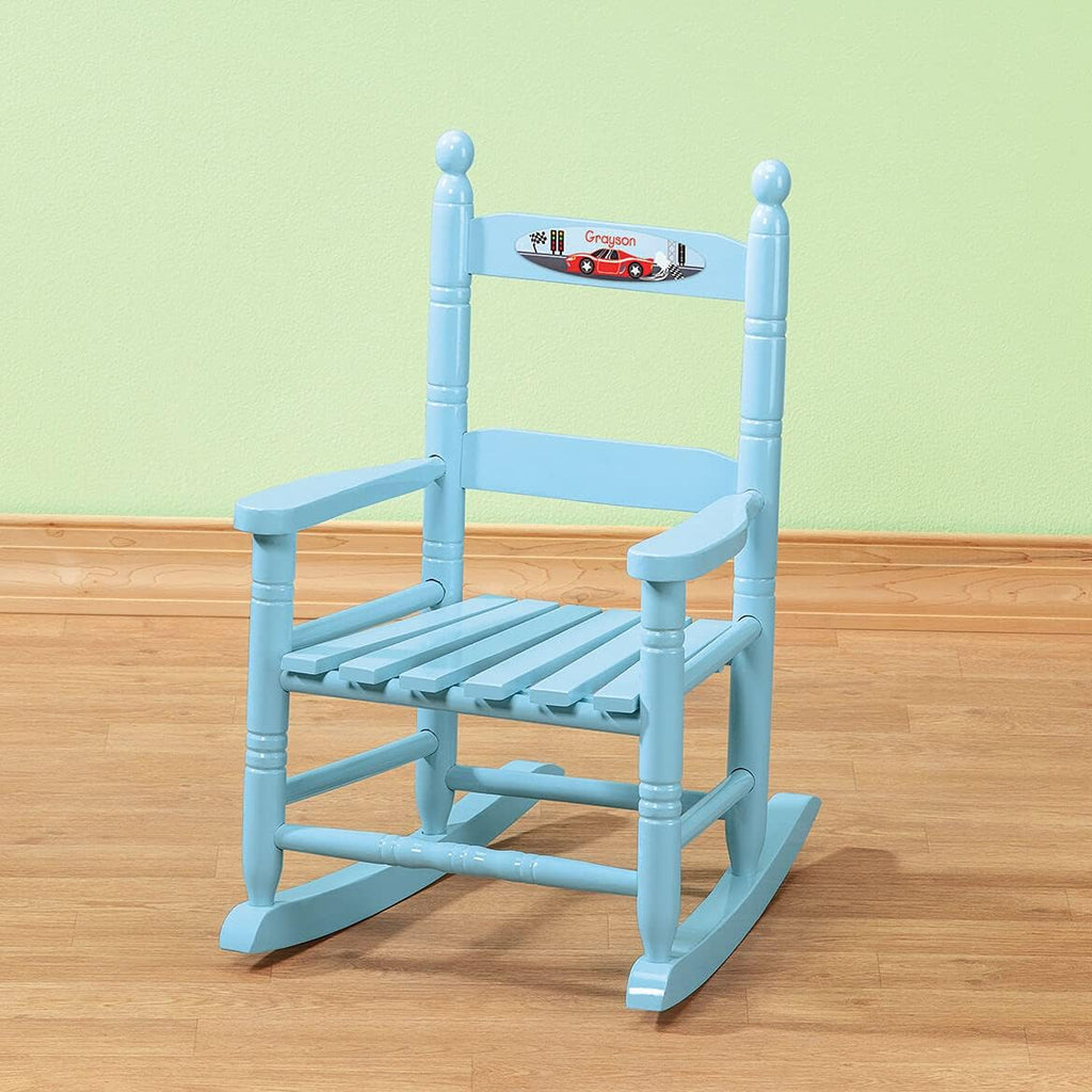 Fox Valley Traders Custom Racecar Children's Rocking Chair