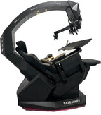 Imperatorworks EASECOMFY T2 Throne Computer Cockpit for 3 Monitors, Zero Gravity Chair Workstation,can Extend for 5 Monitors Support ultrawide 1 * 49" Option with Massage Function