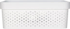 CURVER | Infinity Box 11L, White, 35.6 x 26.6 x 13.6 cm, Recycled Plastic