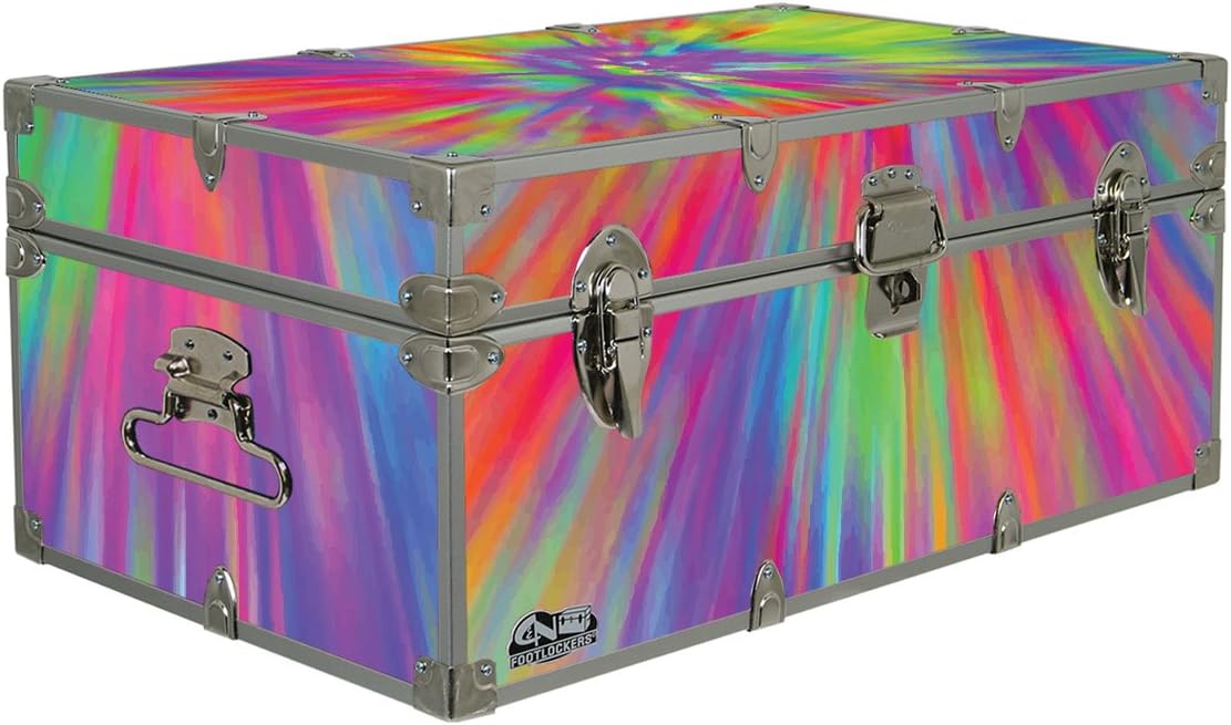 C&N Footlockers Tie Die Rays Summer Camp Trunk - 32x18x13.5