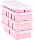 Souper Cubes Silicone Freezer Molds Gift Set, Cotton Candy | 2 Tbsp, 1/2 Cup, 1 Cup and 2 Cup Silicone Molds for Food Set, Perfect for Freezing Soup, Grains, Proteins, Herbs and More