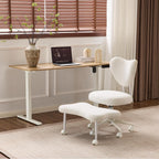 Meditation Chair, an Ergonomic Cross-Legged Seating Chair with Lumbar Support and A Height-Adjustable Seat Cushion, Ideal for People Engaged in High-Intensity Office Work. Beige