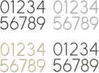 Distinctions 844686 House Number 1, Bronze Zinc Floating Address Number, Modern Outdoor Address Sign for Front Door, Mailbox, Wall, or Plaque, 5 Inches