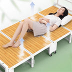 Camping Bed Simple Bed Folding, Single Nap, Home Cooling, Accompanying Marching Folding Bed(Large)