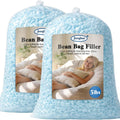 Bean Bag Filler, 10lbs Soft Pillow Stuffing, Shredded Memory Foam Filling with Polyfill Stuffing Bean Bag Refill Foam for Couch, Cushion, Stuffed Animals, Dog Bed, Arts Crafts