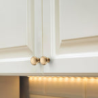 JOY DECOR 25 Pack Champagne Bronze Cabinet Knobs 1-1/6 Inch Zinc Solid Kitchen Cabinet Pulls Drawer Knobs