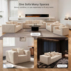 Boneless Sofa Chair Memory Foam Reading Couch with Pillow Floor Lounger No Assembly