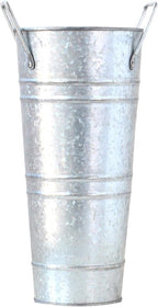 Metal Umbrella Stand for Entryway, Sturdy Freestanding Storage Bucket for Canes Walking Sticks, Decorative Floor Vase for Home