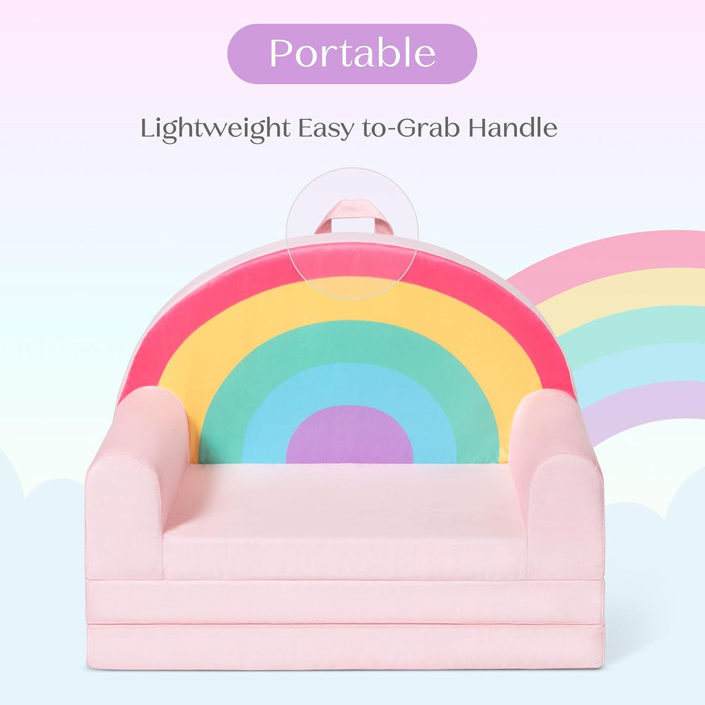Delta Children Rainbow Flipout Figural Chair
