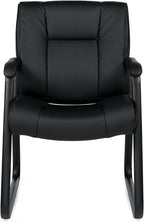Offices To Go Luxhide Guest Chair, Black (OTG2782)