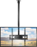 39” Ceiling TV Mount for 26-65 Inch LCD LED OLED 4K TVs, Heavy Duty Hanging TV Ceiling Mount Bracket with Height Adjustable Extension Pole for Home Patio Gazebo, Max VESA 400x400mm, Holds 110lbs