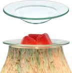 Replacement Glass Dish for Oil Burner and Wax Melt Burner, Round Glass Tray for Aromatherapy Lamp and Tart Warmer 12cm (4Pcs, 4.5")