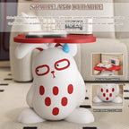 Fashionable Style Funny Rabbit Shape End Table, Living Room Creative Side Table, Floor-Standing Ornaments, Home Decoration(White)