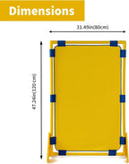 2 Pack Play Panel - Classroom Dividers for Room Separation, Versatile Dividers for Kids & Learning Spaces, Easy-Assemble Room Divider for Class (Yellow)