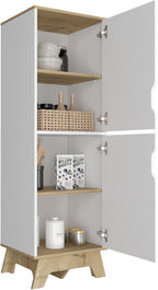 Single Kitchen Pantry,Four Storage Shelves,Double Doors Cabinets,Cupboard,Storage Cabinet,Buffets & Sideboards,for Dining Room