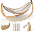 GiggleNest by BulGreco - Kids Foldable Hammock Swing for Toddler Fun, Nap, Play, Sleep. Wooden with Unique 2 Way Swinging Motion, Children 1.5+ to 6 years, up to 45" and 70lb. Rocker 100% Cotton Cloth