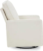 Delta Children Luna Nursery Swivel Glider - Greenguard Gold Certified and Oeko-TEX Standard 100 Fabric, Oatmeal