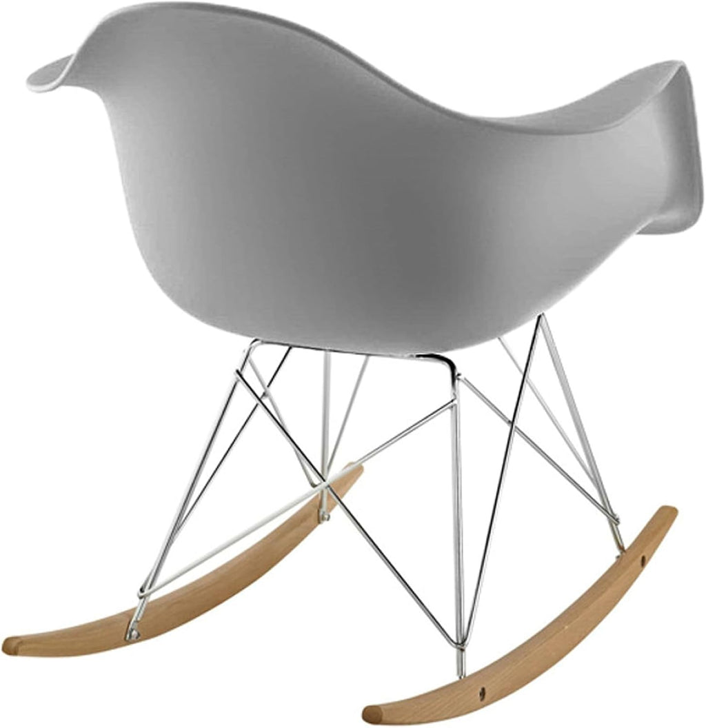 MODHOLIC Eiffel Rocker Chair, Gray
