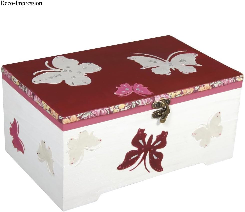 Rayher Wooden Casket with Inset, 2 Parts, 28x18x13,5cm, Multi-Colour, 2.85 x 1.89 x 1.37 cm