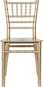 Flash Furniture Hercules Series Children's Resin Event Chair, Commercial/Residential All Occasion Chair, 330 lb. Static Weight Capacity, Gold
