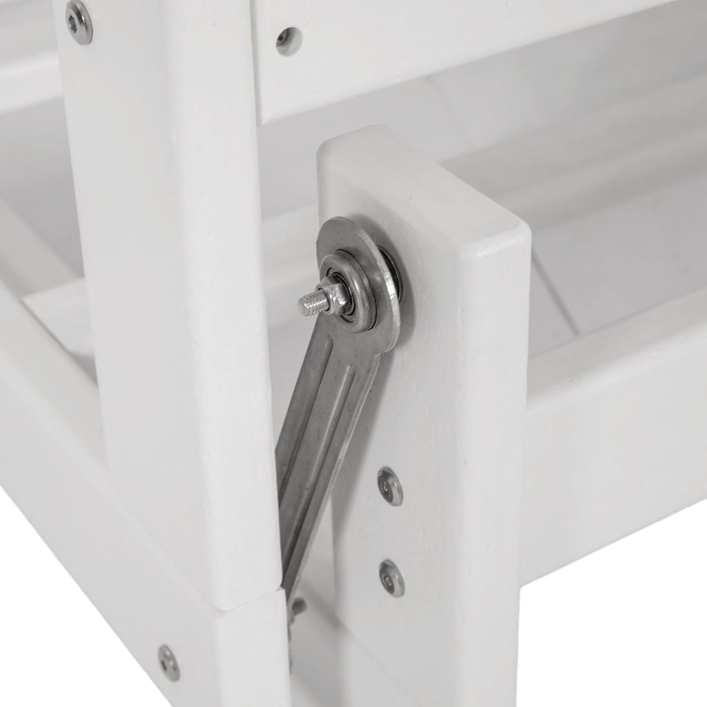 Outdoor Glider Bench - White