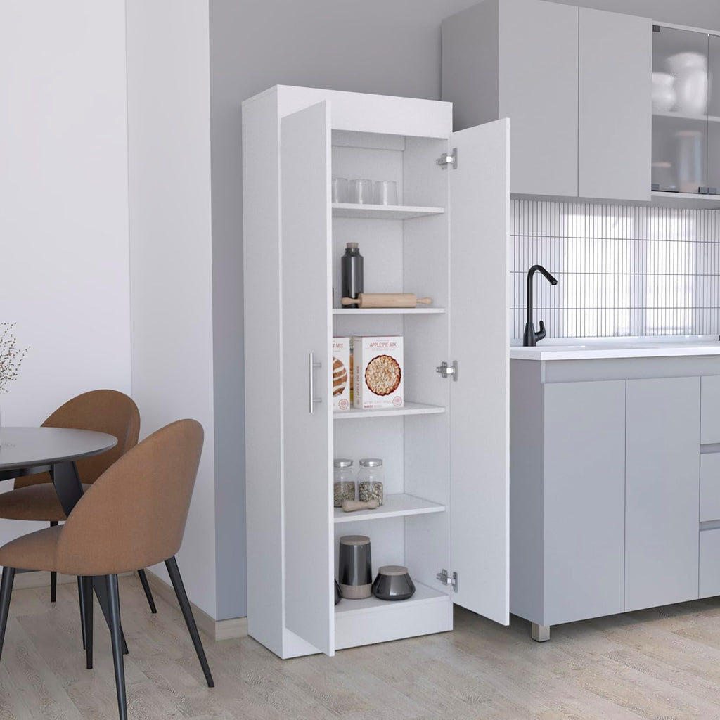 Nepal Pantry Cabinet, Space-Efficient 2-Door Design for Organized Kitchen Storage