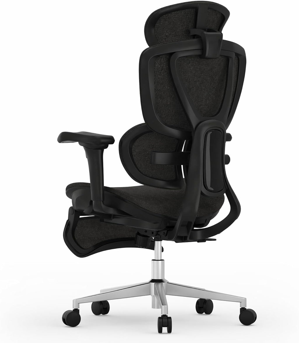 FLEXISPOT Sentinel Ergonomic Gaming Chair with 3-Year Warranty Dual-Wing Adaptive Lumbar 3D Armrests 120° 3-Position Recline Height-Adjustable Backrest Premium Computer Desk Chair for Home & Office