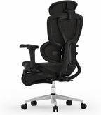 FLEXISPOT Sentinel Ergonomic Gaming Chair with 3-Year Warranty Dual-Wing Adaptive Lumbar 3D Armrests 120° 3-Position Recline Height-Adjustable Backrest Premium Computer Desk Chair for Home & Office