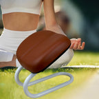 Kneeling Meditation Stool Ergonomic Kneeling Chair Adjustable Meditation Bench Portable Prayer Seat Metal Frame PU Sponge Comfortable Design Suitable