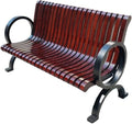 Patio Benches for Outdoors Creative Outdoor Leisure Bench with Backrest Community Park Viewing Seat Beach Chair Shopping Mall Rest Garden Benches for Outdoors