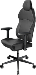 ThunderX3 Solo 360 Gaming Chair, for Adults Ergonomic Office Chair, High Back Desk Chair, Synchronous Tilt, 360-degree Adjustable Armrest, Adjustable Car Headrest, Leather, Modern Black