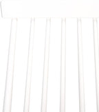 SAFAVIEH Home Collection Burris Farmhouse White/Natural Spindle Back Living Room Dining Room Bedroom Office Foyer Side Chair