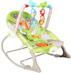 Baby Chair Detachable Soft Baby Rocking Chair Cradle with Two Toys