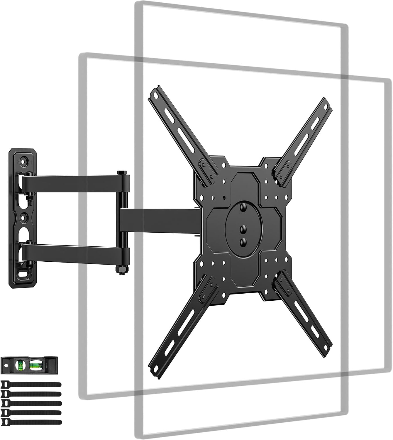 FORGING MOUNT TV Wall Mount for 26-65 inch TVs up to 88 lbs,Rotating Full Motion TV Wall Mount with Articulating Arms, Extension, Tilt, Swivel, Max VESA 400x400mm