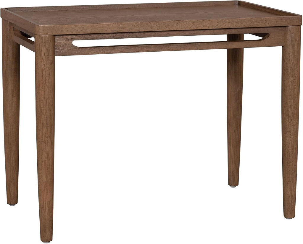 Flexsteel Verona End Table, Transitional Design, Medium Brown Oak, 29x17x22 Inches, 15.4 lb, Rubberwood Solids and White Oak Veneers