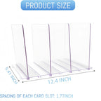 Gift Bag Storage Organizer:Acrylic reusable grocery bag organizer bag, Adjustable Shelf Divider Bag Organizer for Small Closet Upgraded to four partitions for more convenient storage
