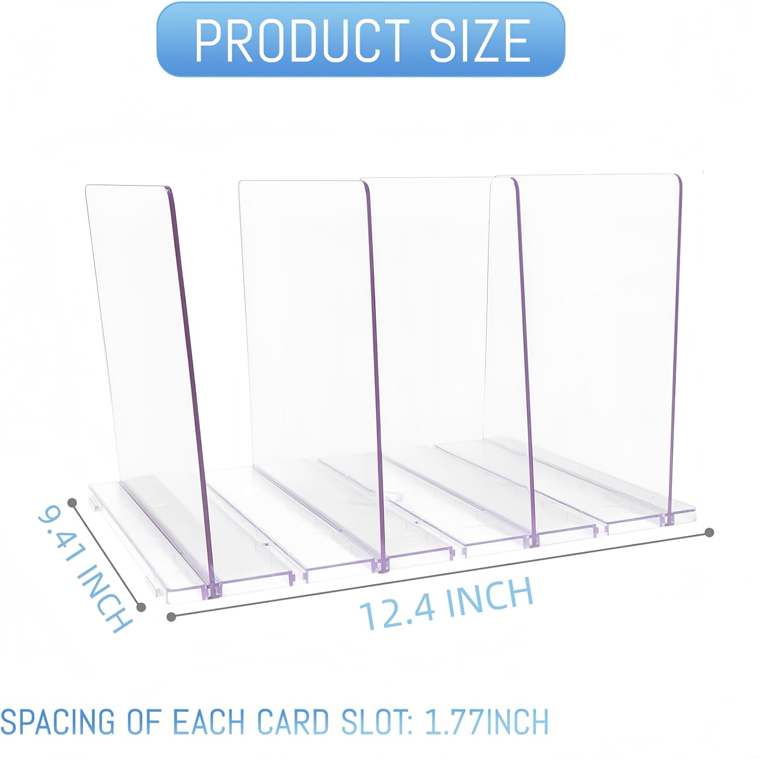Gift Bag Storage Organizer:Acrylic reusable grocery bag organizer bag, Adjustable Shelf Divider Bag Organizer for Small Closet Upgraded to four partitions for more convenient storage