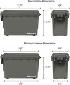 SheffieldField Box, Charcoal Black