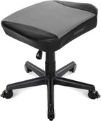 AKRacing Gaming Chair Ottoman Footrest Gray Gray Heavy Duty PU Leather Home Remote