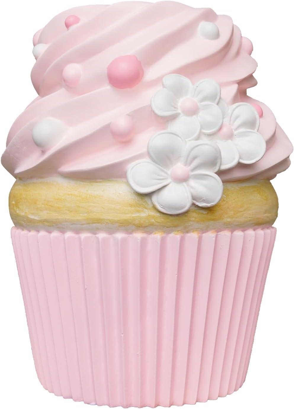 Cynkeyee Food Stool Simulated Cupcake Chair - Resin Fun Decorative Furniture, Low Shoe Changing Stool, Pink Changing Seats for Hallway Office Lounge Dorm Room 14.5x15x16IN
