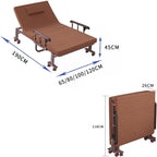 Camping Bed Folding Bed for Home Use, Movable Study, Rental, Single Office, Lunch Break, Nap Time Folding Bed(Small)