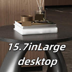 Round Side Table, Creative Nightstand, Stylish Sofa Accent Table, Suitable for Living Room, Bedroom, Balcony