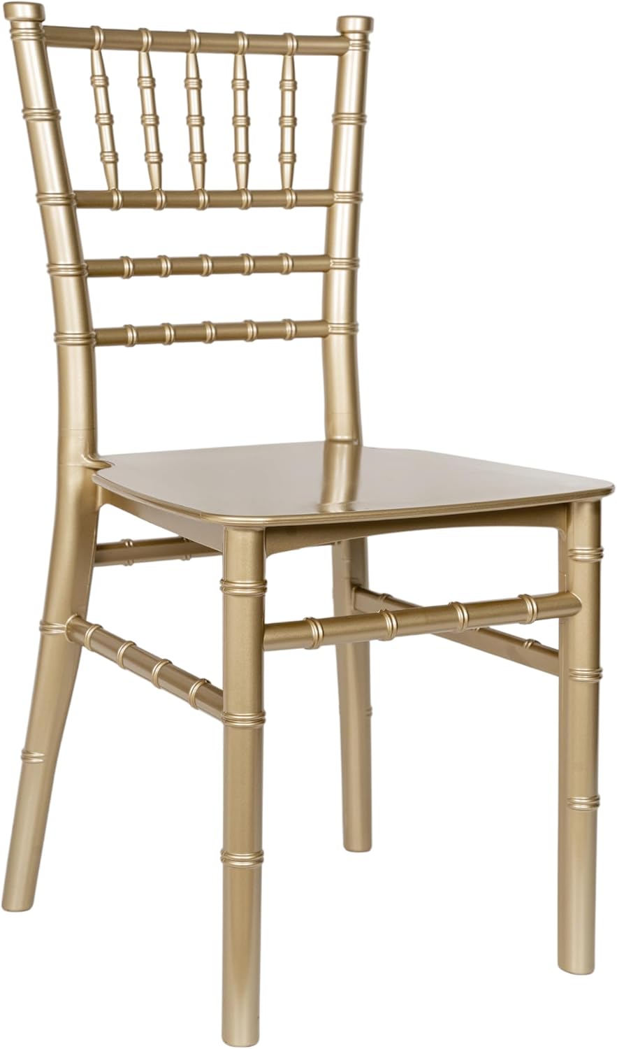 Flash Furniture Hercules Series Children's Resin Event Chair, Commercial/Residential All Occasion Chair, 330 lb. Static Weight Capacity, Gold