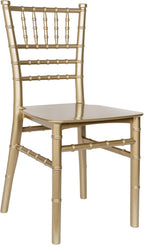 Flash Furniture Hercules Series Children's Resin Event Chair, Commercial/Residential All Occasion Chair, 330 lb. Static Weight Capacity, Gold