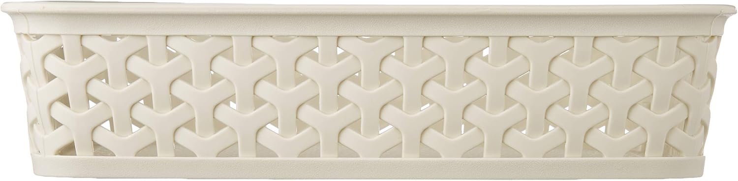 Curver 00096-885-00 My Style Office A5 Basket Rattan-Opticin Creme