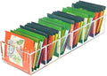 Tea Bag Organizer, Clear Tea Bag Holder with 6 Slot, Tea Packet Storage for Countertop, Drawer, Kitchen, Pantry, Cabinet