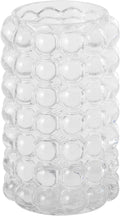 Glass Bubble Vase, Clear Glass Vase for Flowers, Tall Flower Vases for Bouquet, Cute Modern Vases for Living Room, Bedroom, Dinning Table, Office, Wedding, Birthday, 8 Inches