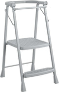 COSCO 2-Step Kitchen Stepper™ Adult Folding Step Stool, Kids Folding (Steel/Resin)